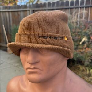 Carhartt Tan Knit Brimmed Beanie